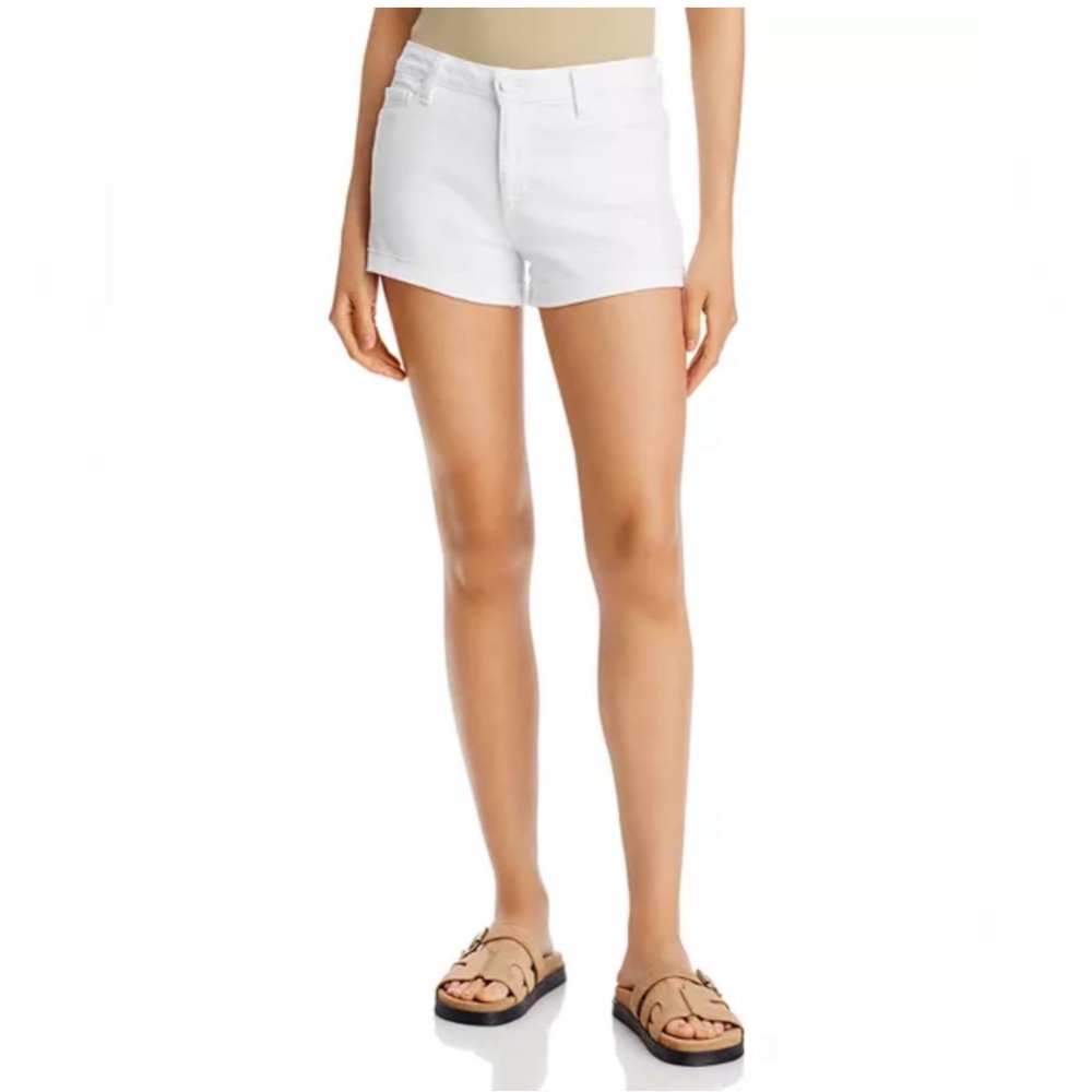 Paige 29 white cuffed Jimmy Jimmy short